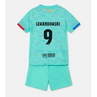 Barcelona Robert Lewandowski #9 Kolmas Peliasu Lasten 2023-24 Lyhythihainen (+ Lyhyet housut)